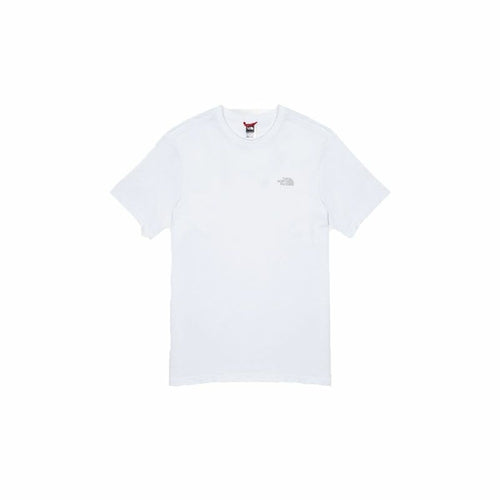 Men’s Short Sleeve T-Shirt The North Face Premium White Men