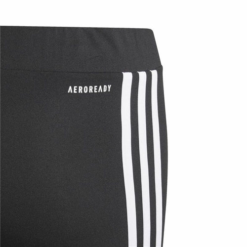 Sports Leggings Adidas Design 2 Move 3 Stripes Black