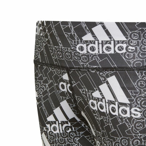Sports Leggings  Women's Adidas Designed To Move Grey Black