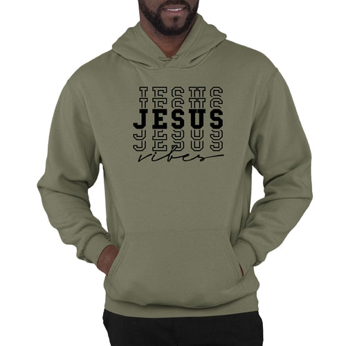 Mens Graphic Hoodie Jesus Vibes