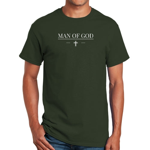 Mens Graphic T-shirt Man of God Print