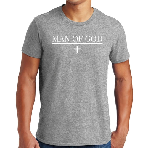Mens Graphic T-shirt Man of God Print