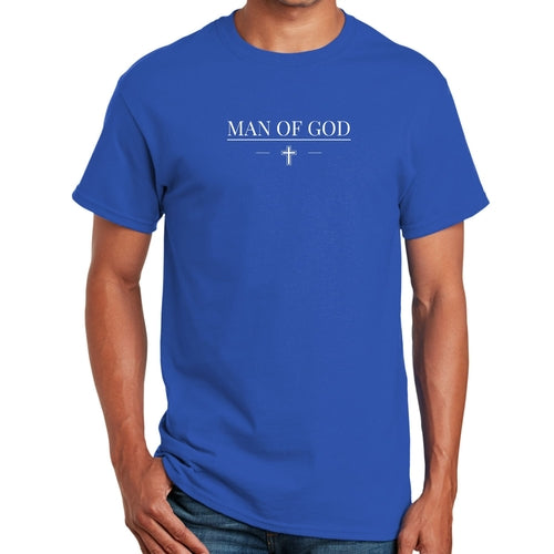 Mens Graphic T-shirt Man of God Print