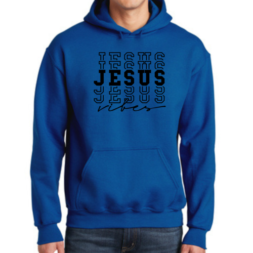 Mens Graphic Hoodie Jesus Vibes