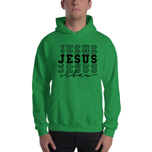 Mens Graphic Hoodie Jesus Vibes