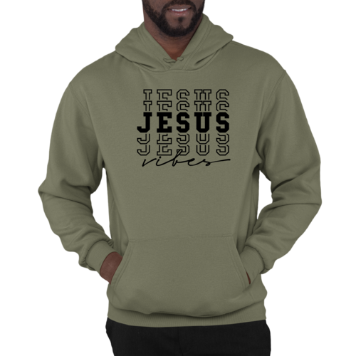 Mens Graphic Hoodie Jesus Vibes