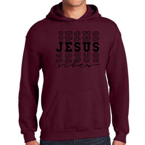 Mens Graphic Hoodie Jesus Vibes