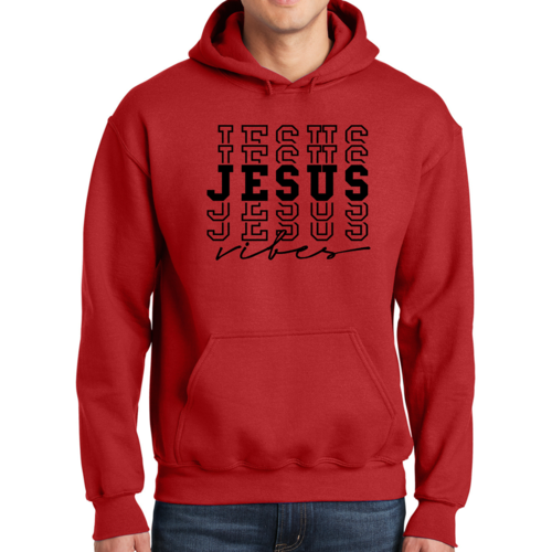 Mens Graphic Hoodie Jesus Vibes