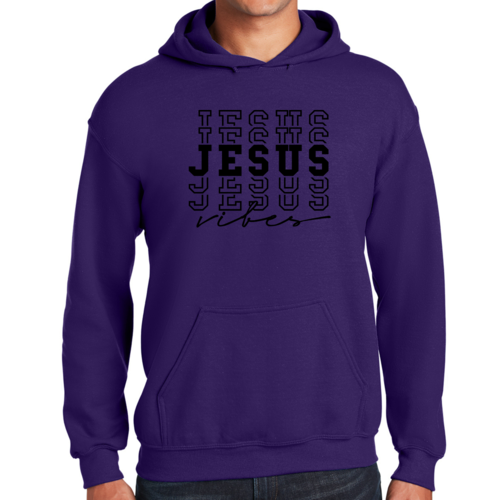 Mens Graphic Hoodie Jesus Vibes
