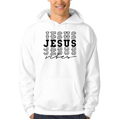 Mens Graphic Hoodie Jesus Vibes
