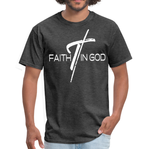 Mens T-shirt - Faith in God Graphic Tee