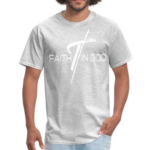 Mens T-shirt - Faith in God Graphic Tee