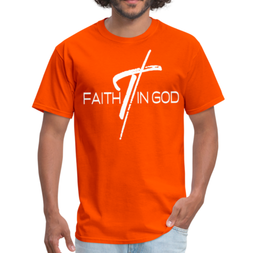 Mens T-shirt - Faith in God Graphic Tee
