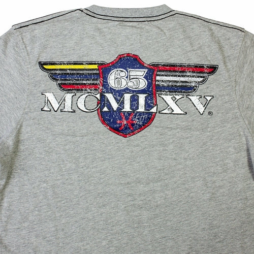 65 MCMLXV Men's Vintage Logo Graphic T-Shirt In Black