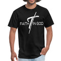 Mens T-shirt - Faith in God Graphic Tee